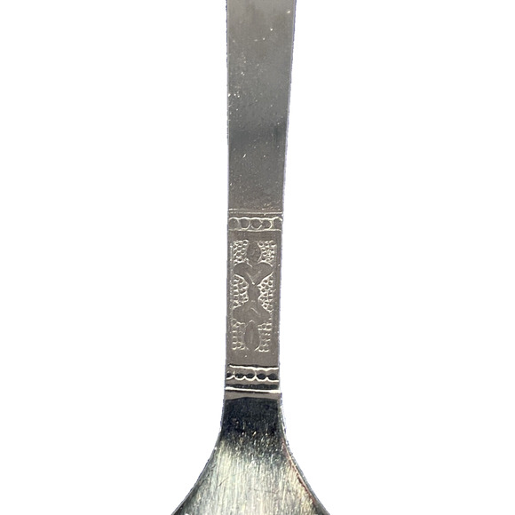 Customcraft Stainless 7 1/8" Place Oval Soup Spoon Fleur-de-Lis Pattern (CUS3) - Picture 4 of 9